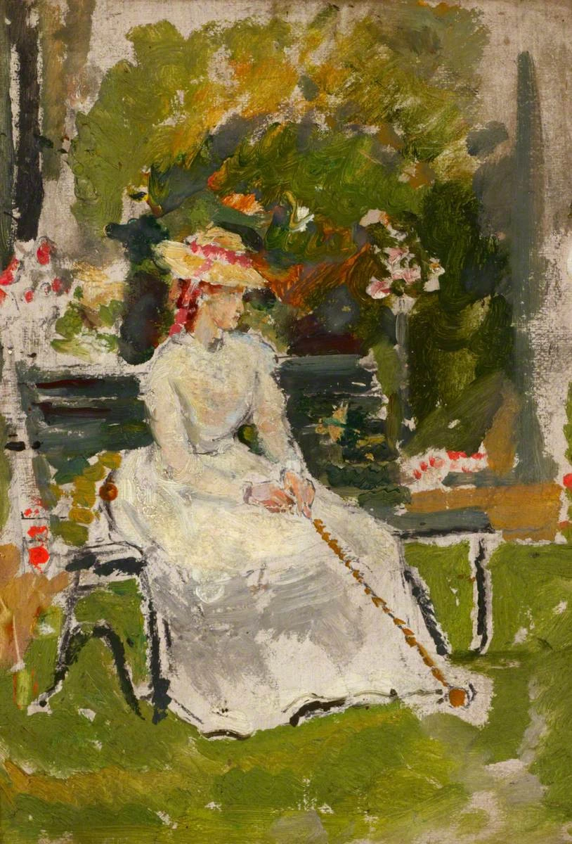 Ethel Walker - La panchina del giardino, National Trust, Fenton House